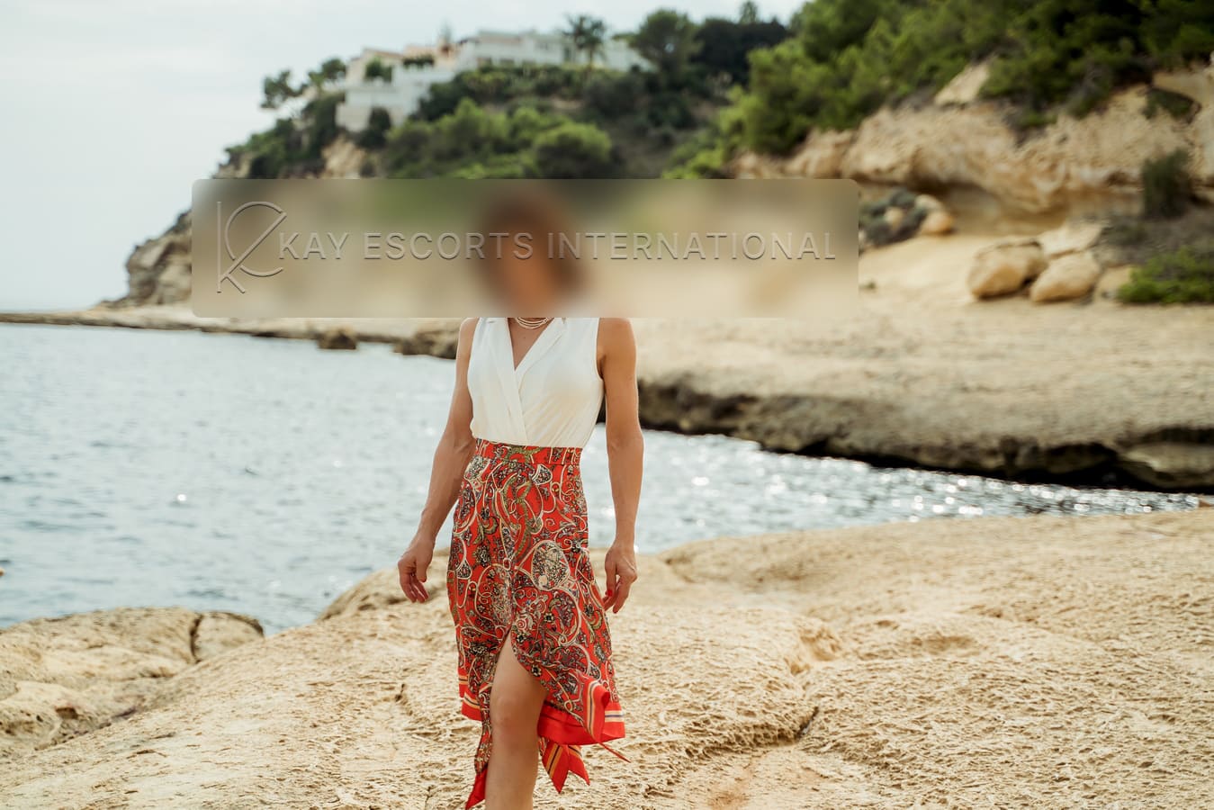 Cologne escort girl on the beach