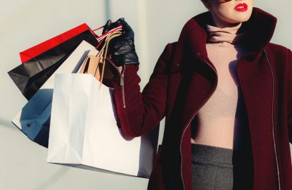 Luxury shopping with escort girl